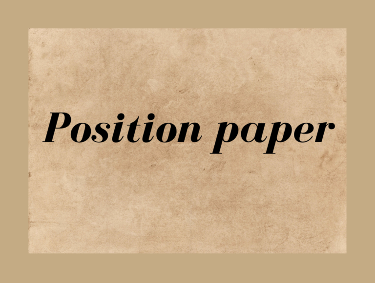 How to Write a Position Paper-Guide, Topics, and Examples
