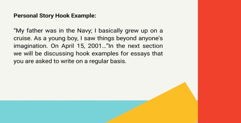 different kinds of essay hooks