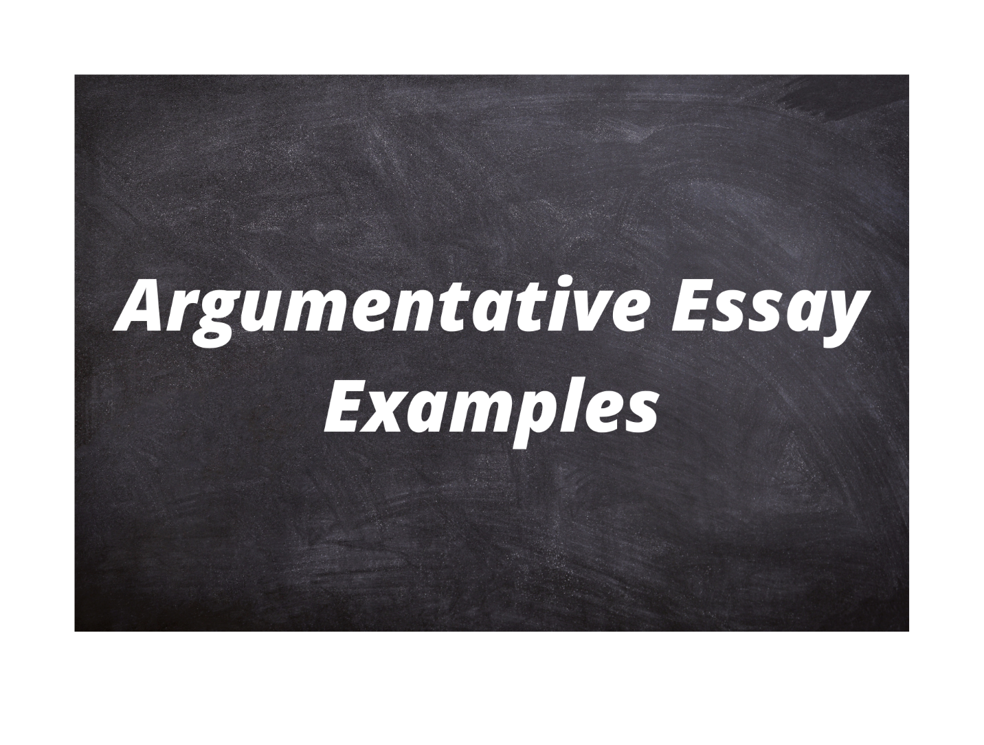 best argumentative essay sample