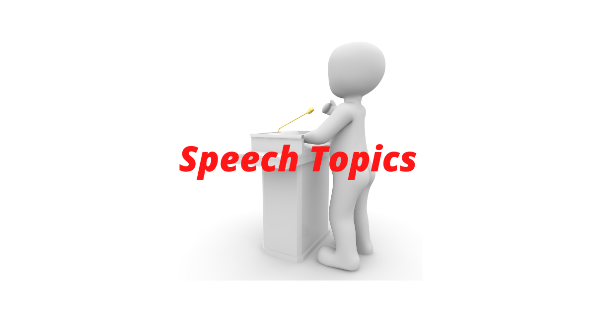 Speech topics