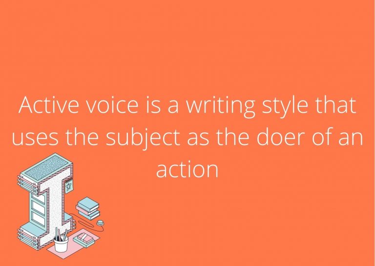 How to Write in Active Voice