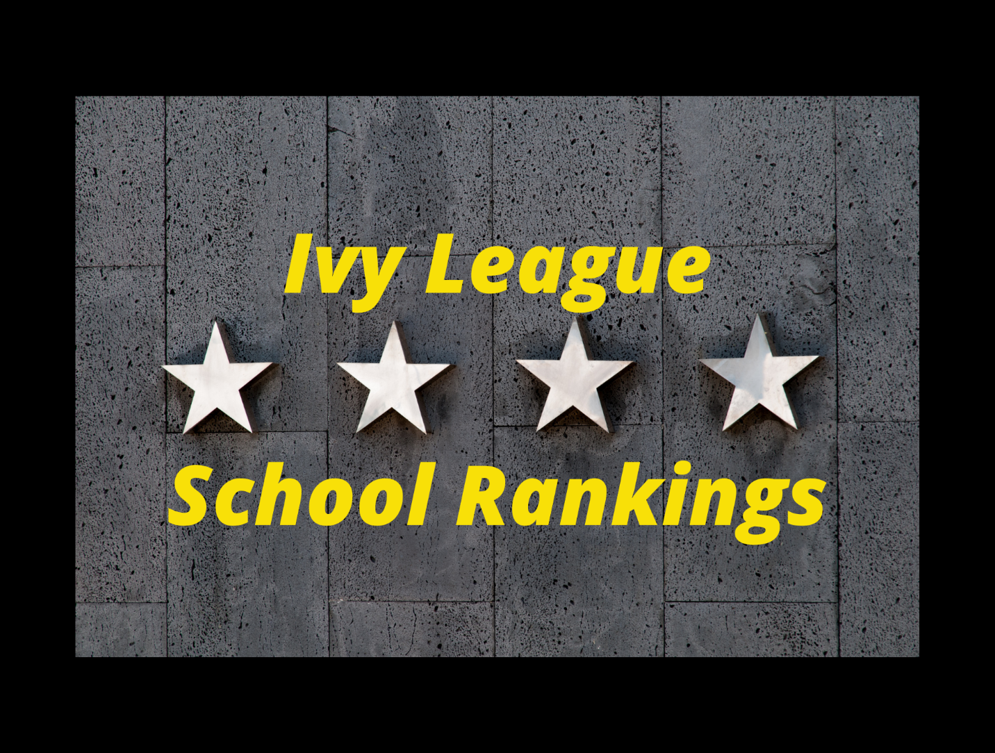 Ivy schools ranking